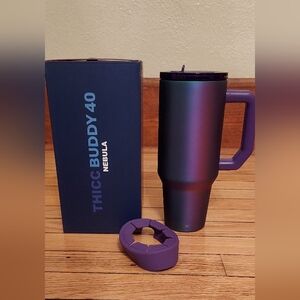Thicc Buddy 40 Nebula Insulated Tumbler - Purple